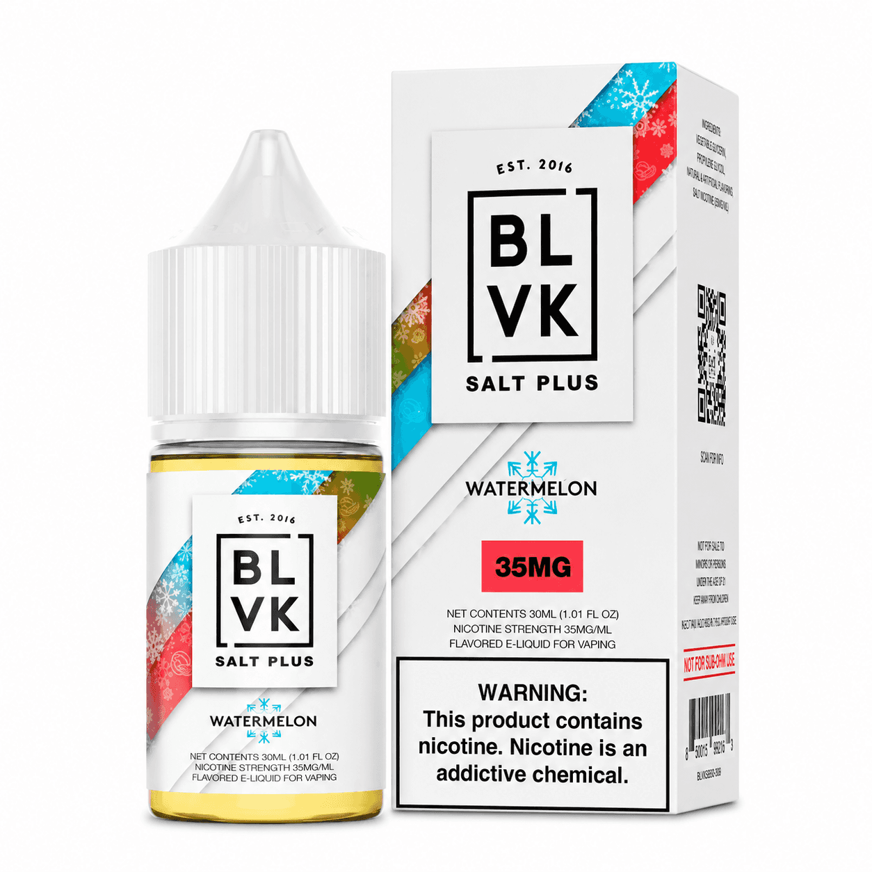 NicSalt - BLVK Salt Plus - Watermelon Ice (30ml)