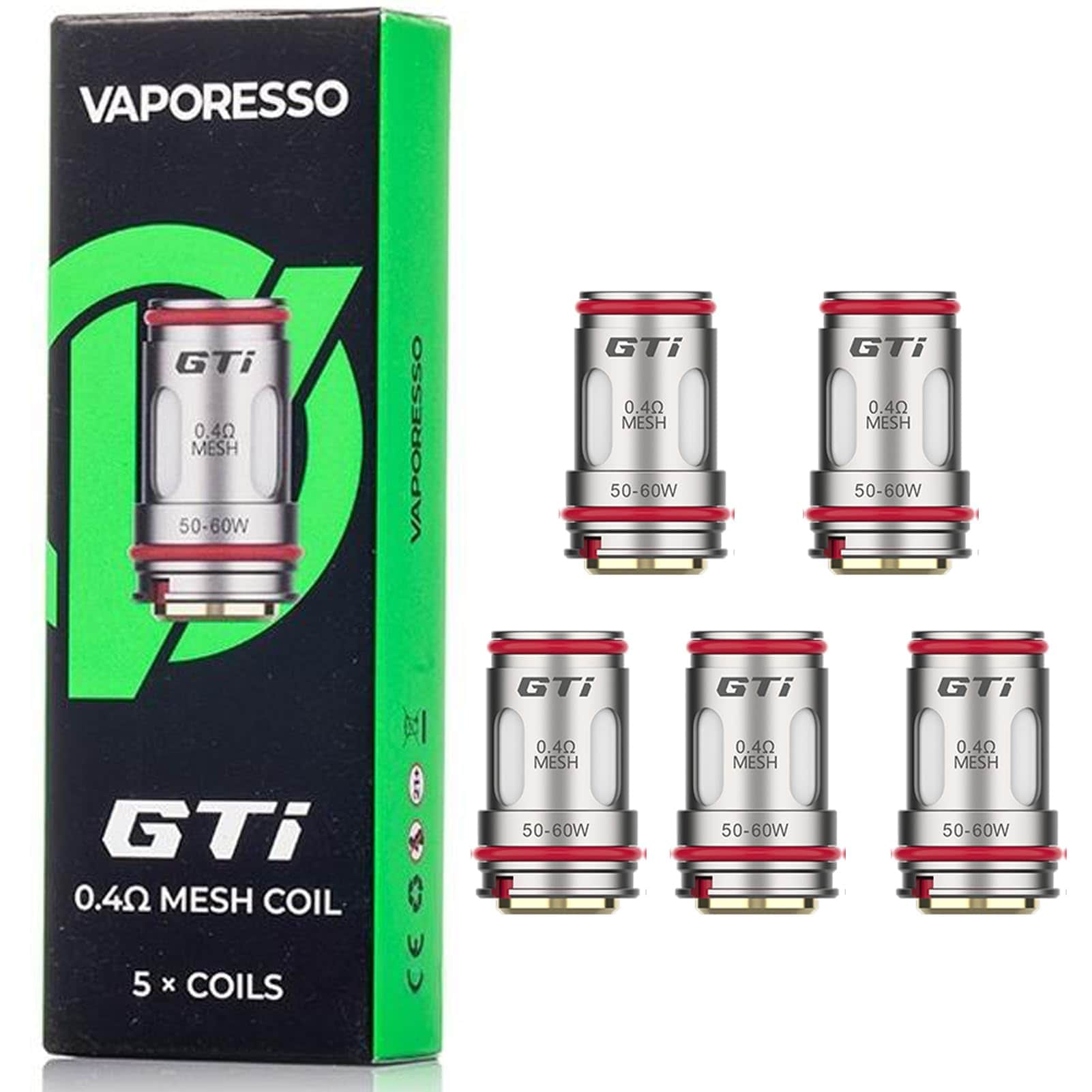 Coil | Bobina | Resistência | Vaporesso GTI 0.4ohm Mesh Coil 50-60W