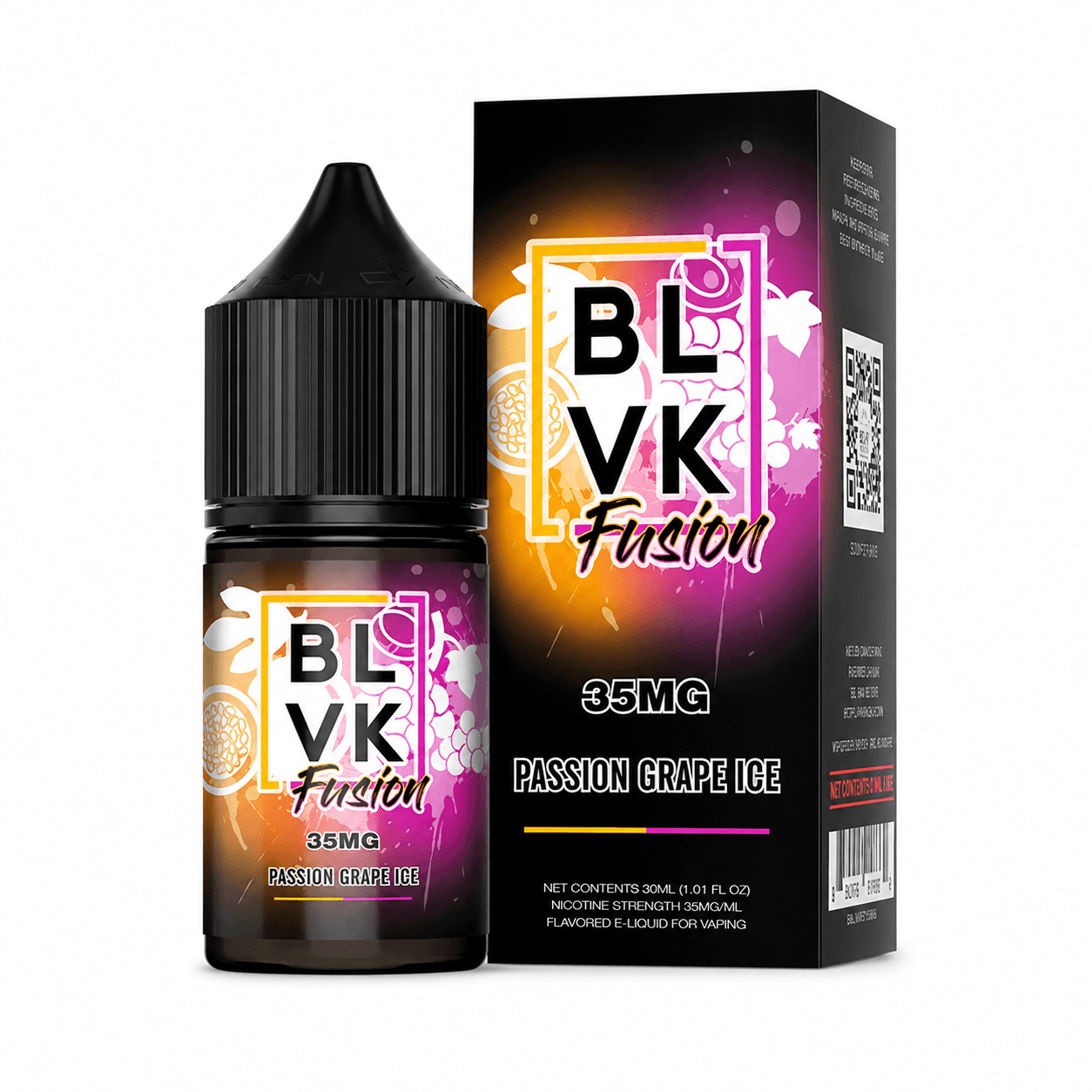 NicSalt - BLVK Fusion - Passion Grape Ice (30ml)