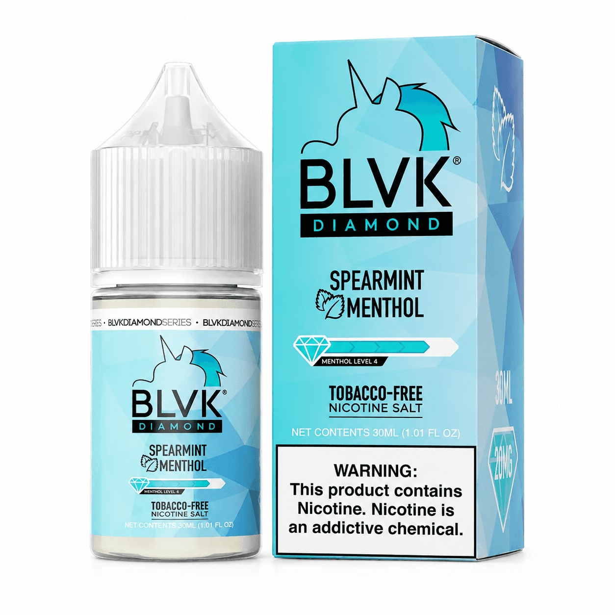 NicSalt - BLVK Diamond - Spearmint Menthol (30ml)
