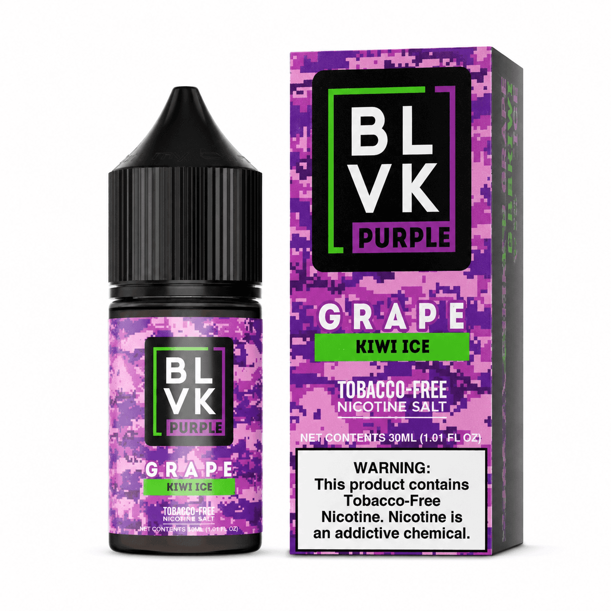 NicSalt - BLVK Purple - Grape Kiwi Ice (30ml)