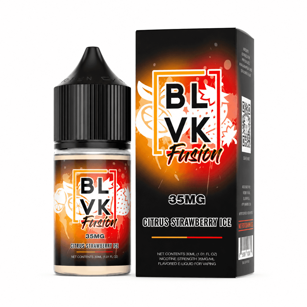 NicSalt - BLVK Fusion - Citrus Strawberry Ice (30ml)