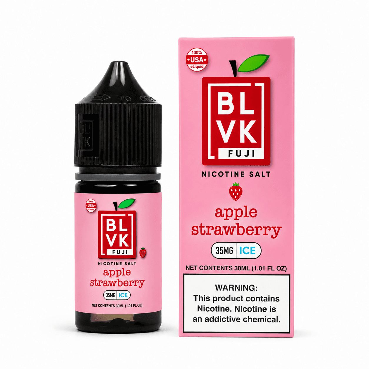 NicSalt - BLVK Fuji - Apple Strawberry Ice (30ml)