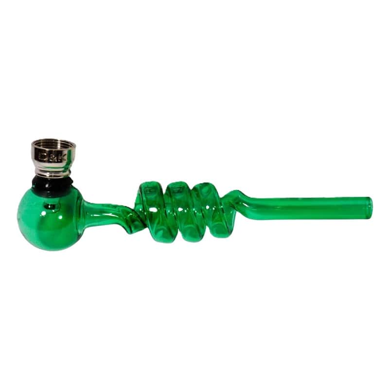 Pipe de Vidro Serpentina DK8569 - Verde