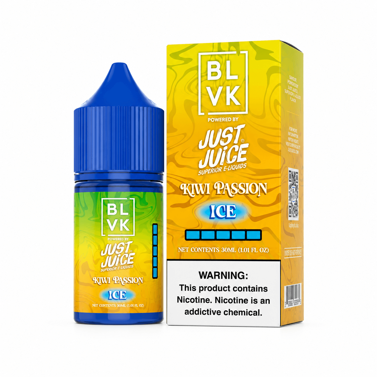NicSalt - BLVK x Just Juice - Kiwi Passion Ice