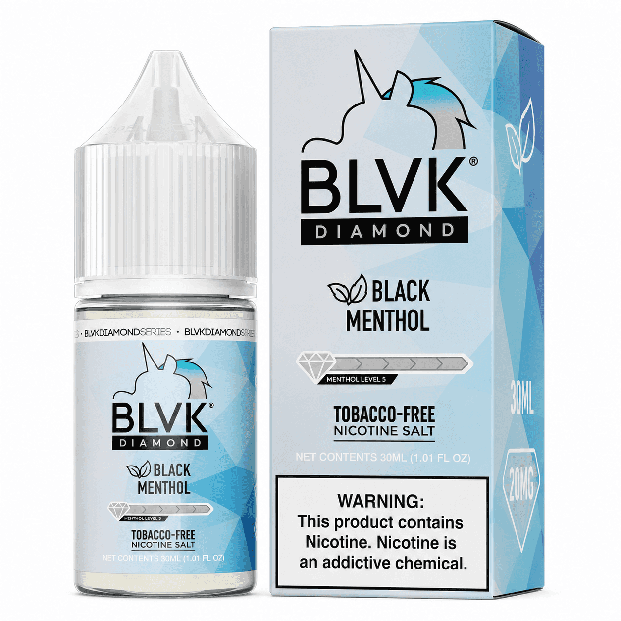 NicSalt - BLVK Diamond - Black Menthol (30ml)