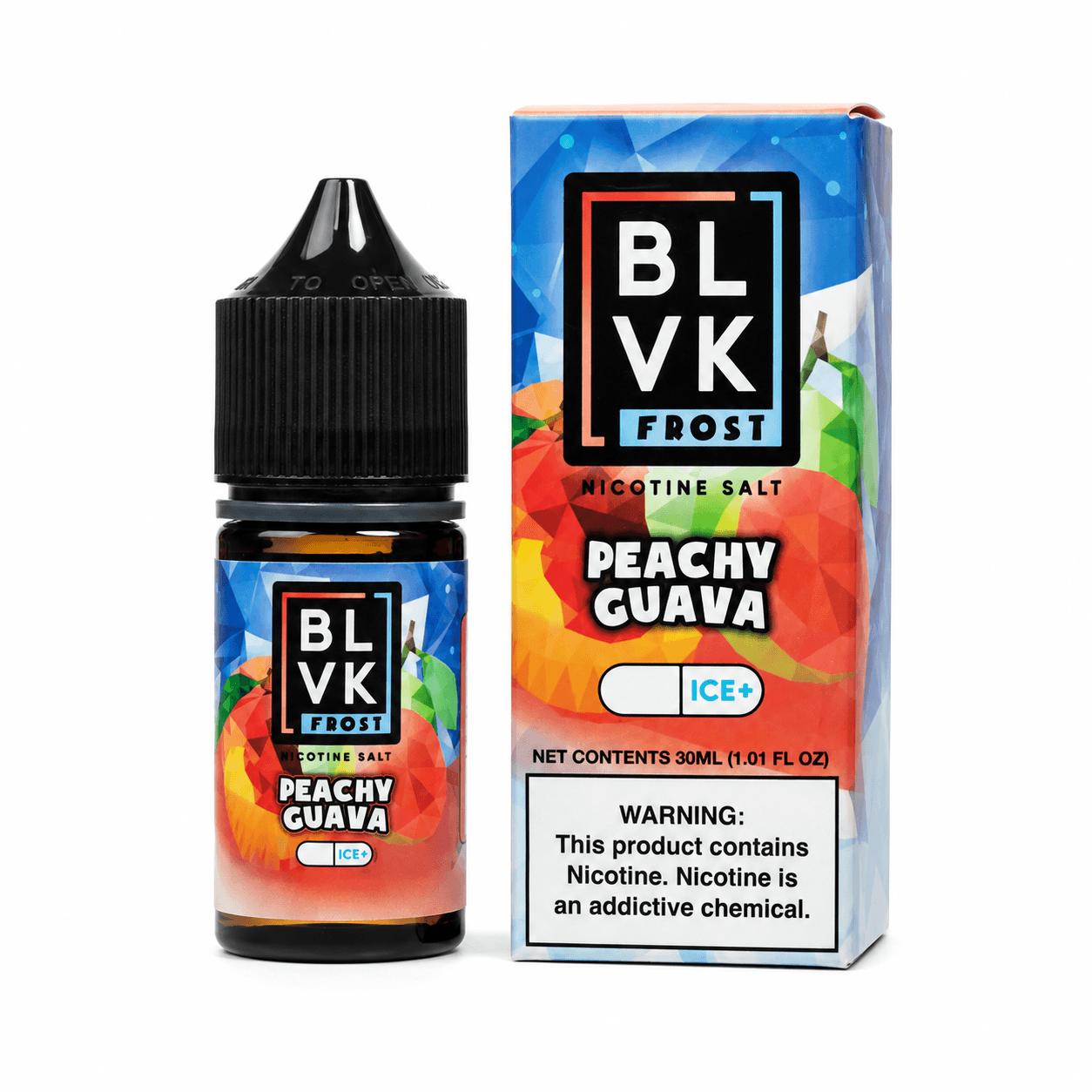NicSalt - BLVK Salt Frost - Peachy Guava Ice (30ml)