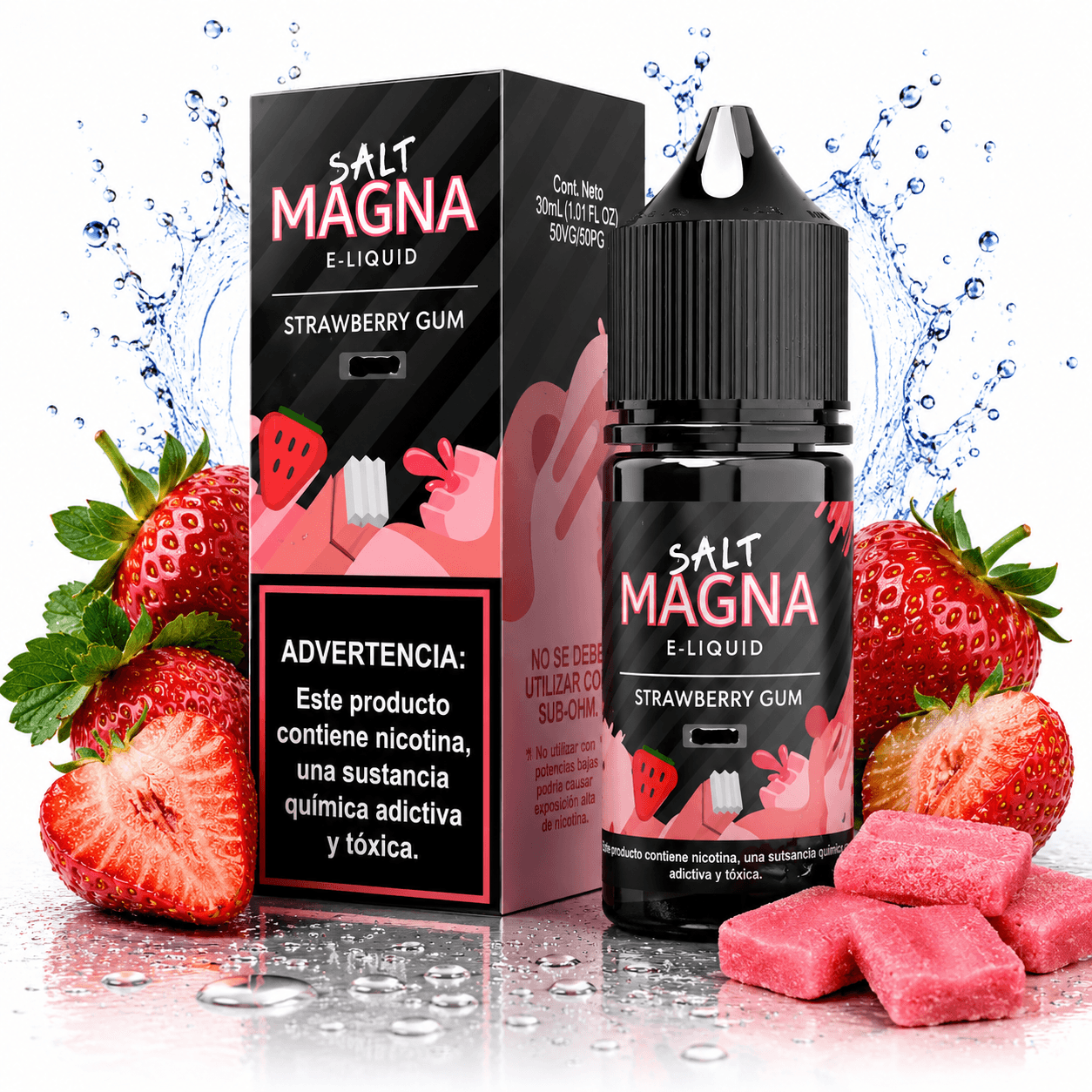 NicSalt - Magna - Strawberry Gum (30ml)